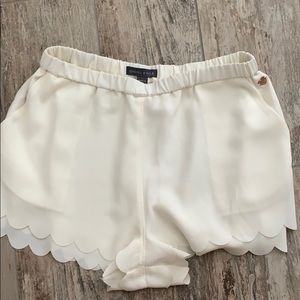 Scalloped shorts